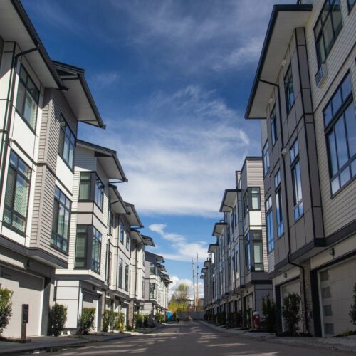 New townhome complex built in California work by Urban Choice Builders